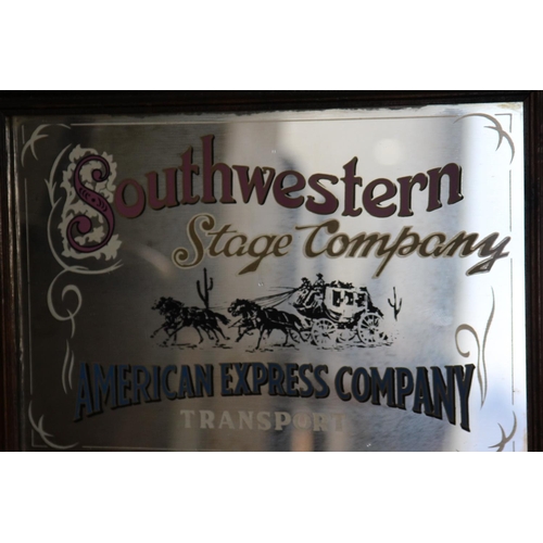 208 - SOUTHWESTERN & PADDY WHISKEY ADVERTISING MIRROR
34 X 24CM