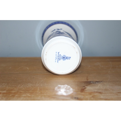 218 - ROYAL DOULTON BOOTHS REAL OLD WILLOW VASE
16CM