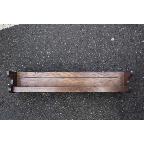 25 - OAK PLATE SHELF
63 X 24 X 12CM