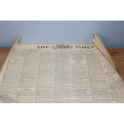 251 - VINTAGE 1936 TIMES NEWSPAPER