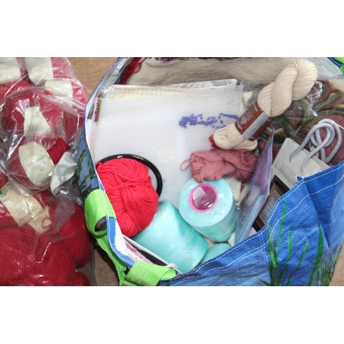 260 - LARGE BAG OF WOOL