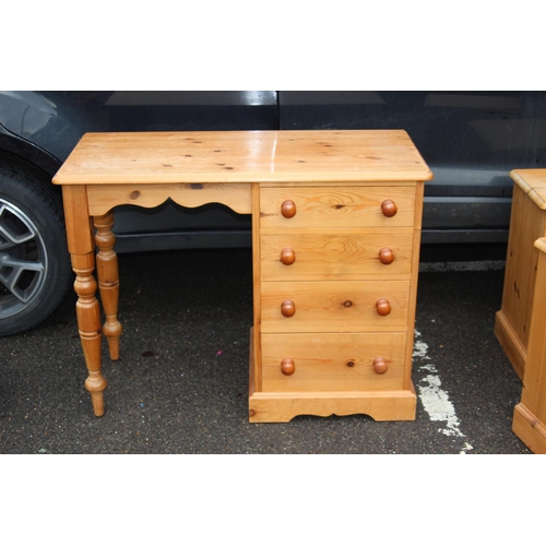 27 - PINE DRESSING TABLE 
100 X 46 X 76CM