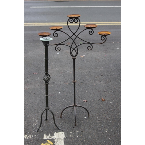 3 - 2 X CAST CANDLE STICKS
LARGEST 108CM X 70CM X 32CM