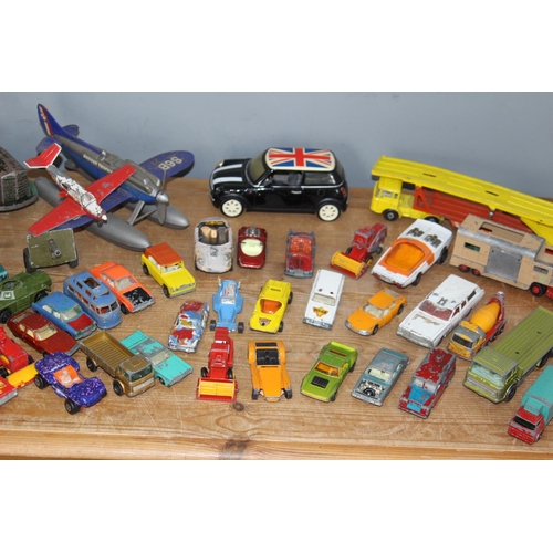 359 - BOX OF VINTAGE CARS ETC