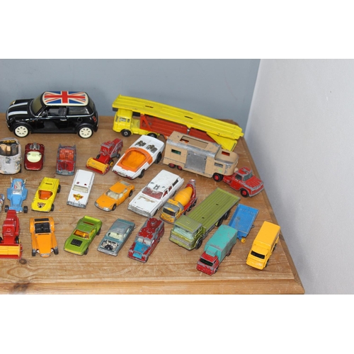 359 - BOX OF VINTAGE CARS ETC