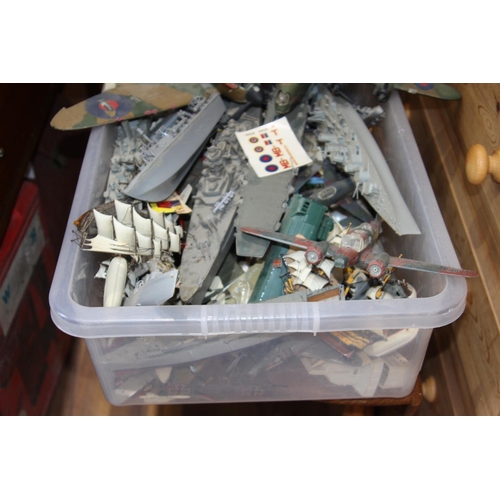 366 - LARGE BOX OF AIRFIX MODELS ETC