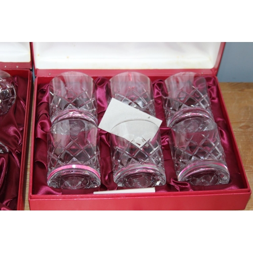 427 - 2 X CRISTALLERIEZWIESEL GLASSES SET
ONE MISSING