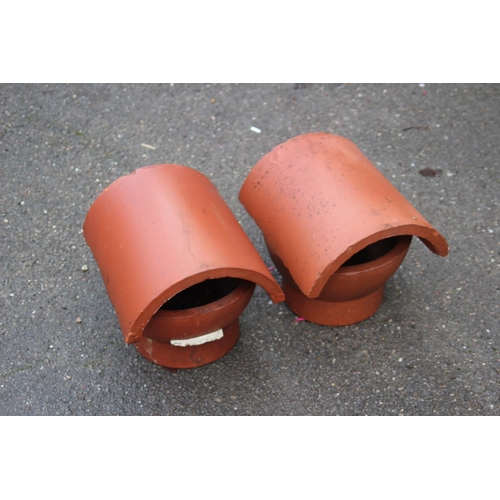 47 - 2 X CHIMNEY COWLINGS