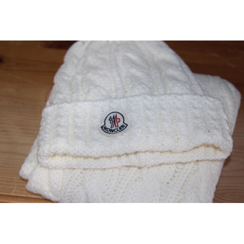 492 - MONCLER HAT AND SCARF SET