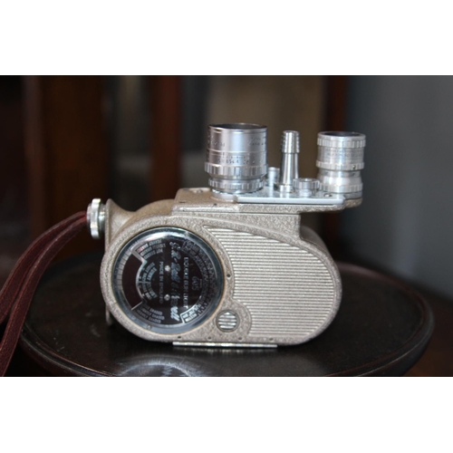 498 - BELL & HOWELL 605 CINE CAMERA AND CASE