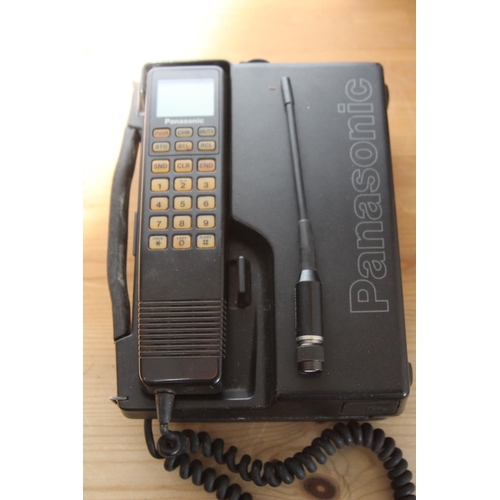 505 - VINTAGE ORGINAL PANASONIC BRICK MOBILE PHONE