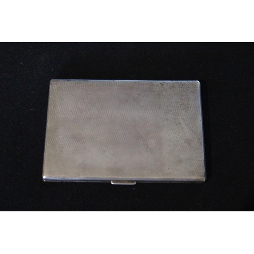 646 - SILVER CIGARETTE CASE - BIRMINGHAM 1939 - DEAKIN AND FRANCIS - 186.5 gram