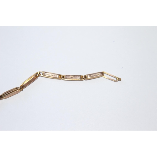 691 - 9CT SCRAP GOLD WATCH STRAP - 8grams