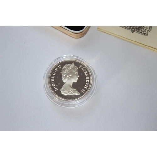 720 - ROYAL MINT SILVER PROOF 80TH BIRTHDAY COMMEMORATIVE COIN