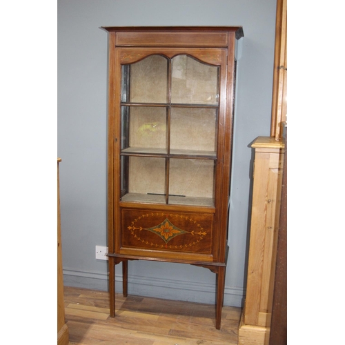 9 - EDWARDIAN DISPLAY CASE
69 X 155 X 32CM