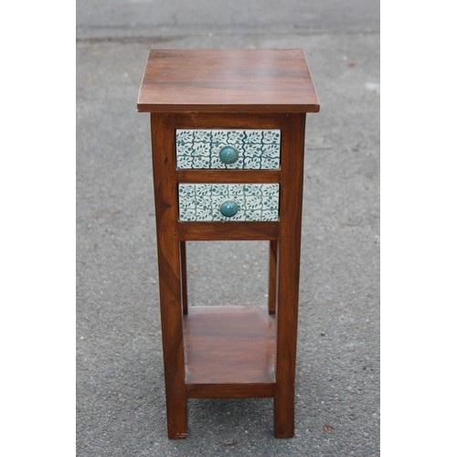 11 - TWO DRAWER SIDE TABLE
75 X 30CM