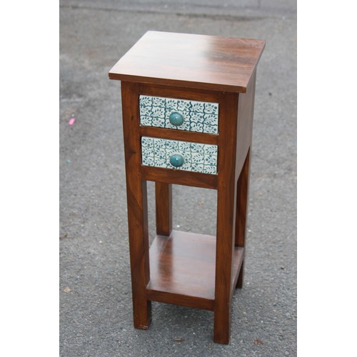 11 - TWO DRAWER SIDE TABLE
75 X 30CM