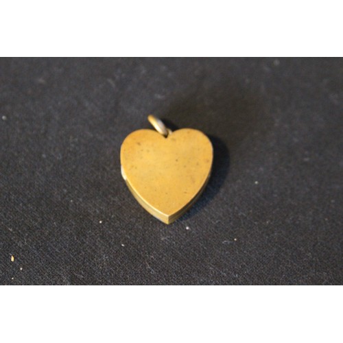 618 - ANTIQUE BRASS LOCKET