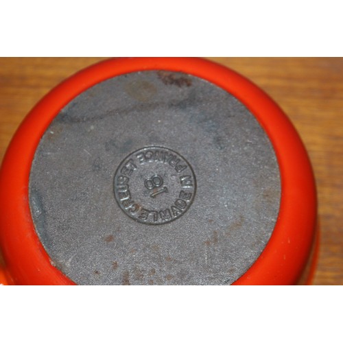 349 - LE CREUSET PAN AND LID