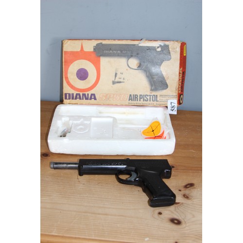 587 - VINTAGE DIANA SP50 AIR PISTOL