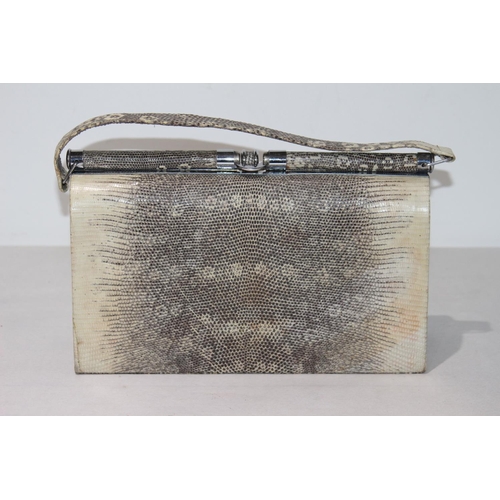 435 - SNAKE SKIN HANDBAG