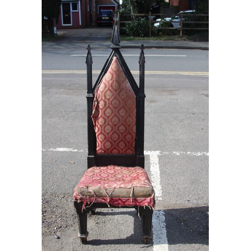 9 - GOTHIC THRONE CHAIR
55CM X 50CM X 156CM