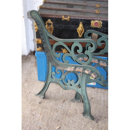 141 - IRON BENCH ENDS
63 X 78CM