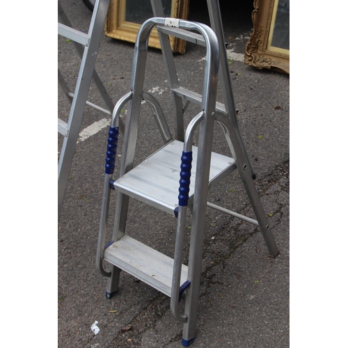 188 - 3 X ALUMINUM LADDERS