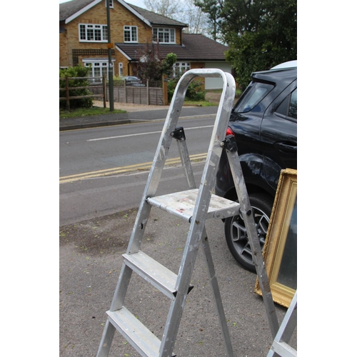 188 - 3 X ALUMINUM LADDERS