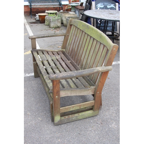 185 - ROCKING GARDEN BENCH