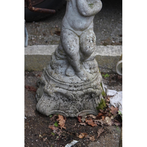 192A - STONE BOY BIRD BATH
75 X 35CM