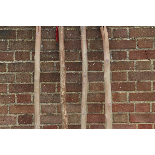 197 - 4 X WOODEN THEATRICAL SPEARS