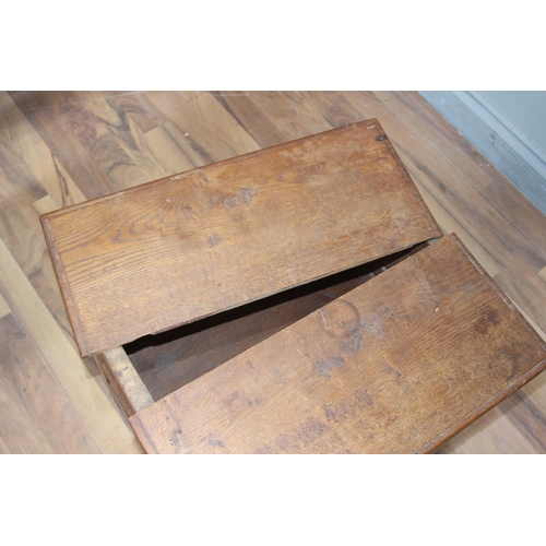 21 - ANTIQUE OAK SIDE UNIT
51 X 45 X 43CM