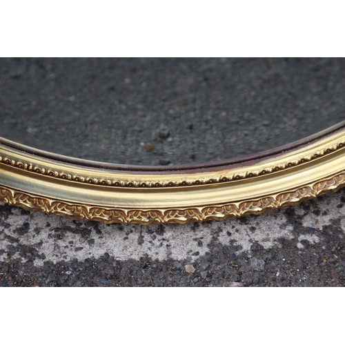 228 - GILT ROUND MIRROR
53CM