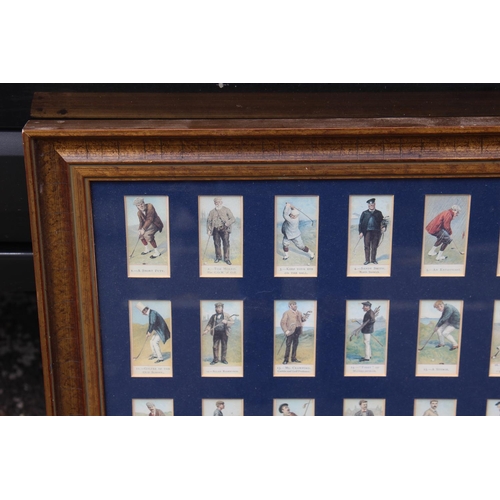 231 - REPRODUCTION SET OF GOLFER CARDS
69 X 54CM