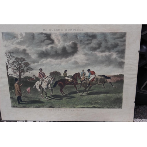 232 - QUANTITY OF VINTAGE HUNTING PRINTS
LARGEST 60 X 50CM