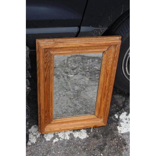 234 - 3 X VINTAGE MIRRORS
LARGEST 38 X 58CM