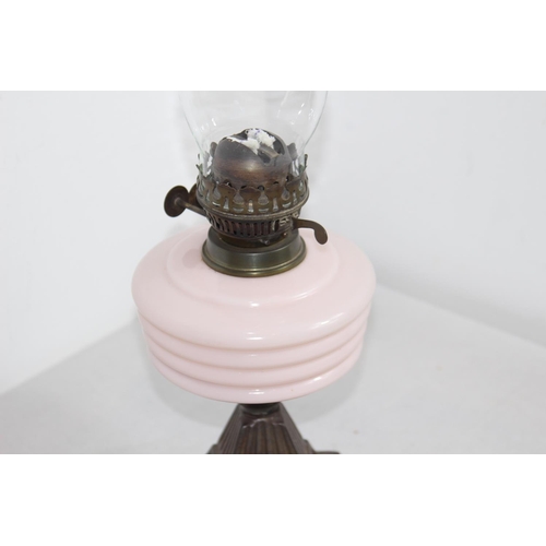 261 - ANTIQUE OIL LAMP