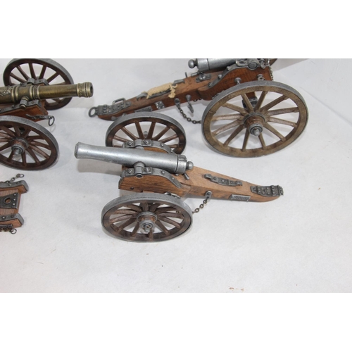 356 - QUANTITY OF ORNATE CANNONS