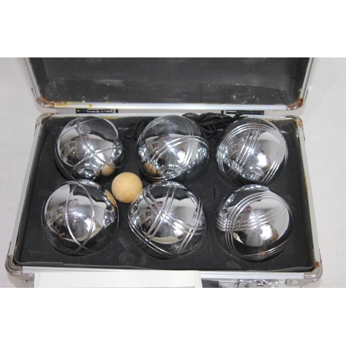 364 - CASED SET OF BOULES