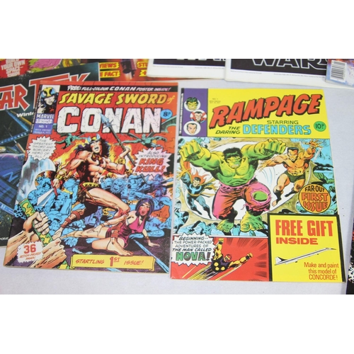 418 - LARGE QUANTITY OF VINTAGE COMICS