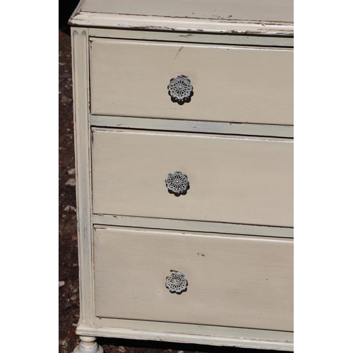 42 - VINTAGE PAINTED CHEST OF DRAWERS
45 X 76 X 86CM