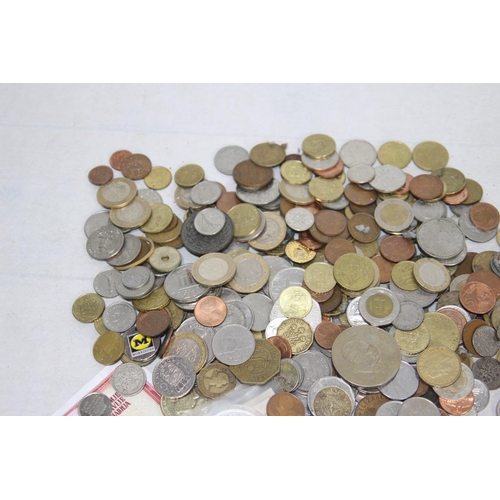 434 - LARGE QUANTITY OF ASSORTED COINS