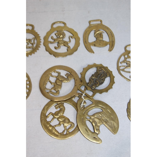 444 - QUANTITY OF HORSE BRASSES