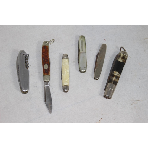 632 - 6 X PEN KNIFES