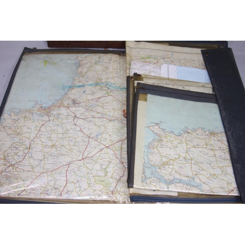 634 - MILITARY ORDINANCE MAPS AND NAVIGATION COMPUTER