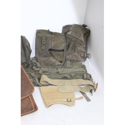 639 - QUANTITY OF 58 WEBBING INCLUDING AMMO POUCH