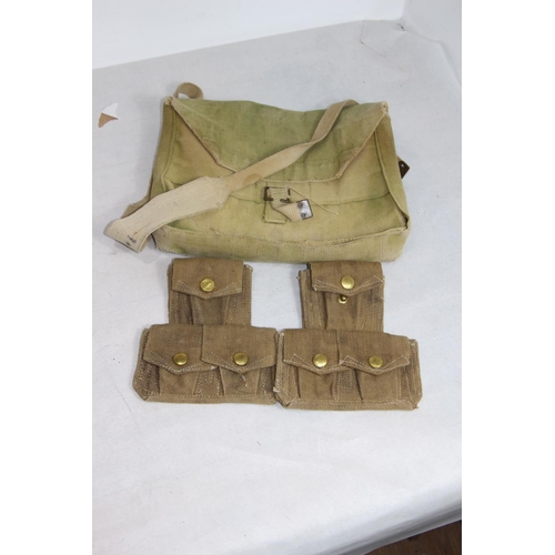 643 - 37 PATTERN AMMO POUCHES AND BAG