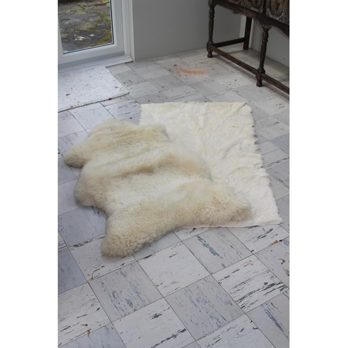 249 - ANIMAL RUG AND ONE OTHER
123 X 75CM