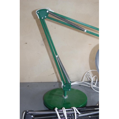 286 - 2 X ANGLEPOISE LAMPS - ONE WITH NO BASE